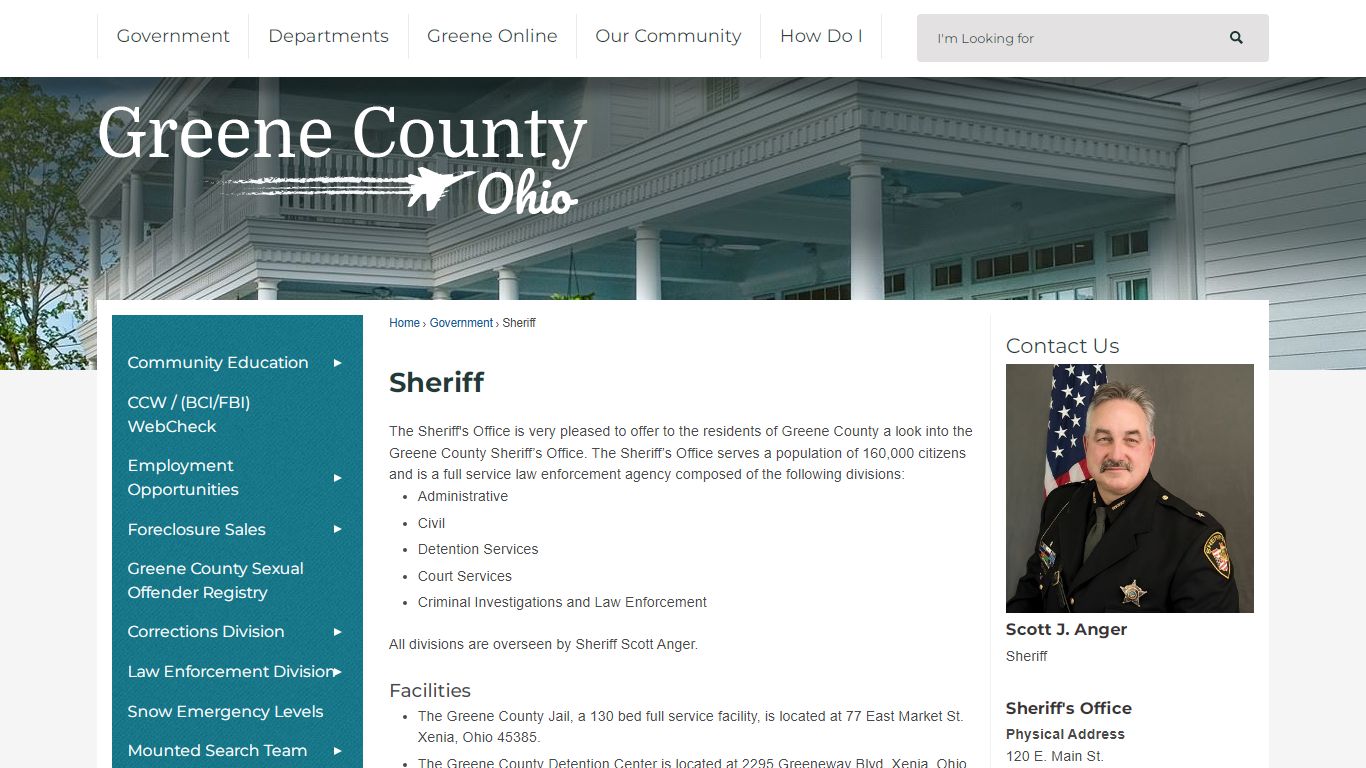 Sheriff | Greene County, OH - Official Website