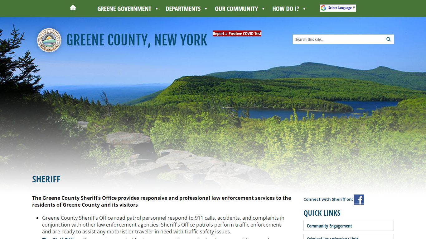 Greene County NY Sheriff’s Office | Greene Government